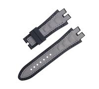 SLCHJX Per gli accessori per orologi a cinghia in pelle Nubuck a cinghia Nubuck da 28 mm adatti per Roger Dubuis Cint