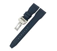 SLCHJX Per iwc le petit principe grande pilota iw3777 black sport fibre tela orologio cinghia 20mm 21mm 22mm in pelle nylon candinola