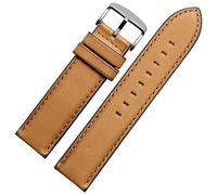 SLCHJX Per orologio orologio cinghia di orologio vera pelle di guardia per il braccialetto Hamilton 20mm 22mm con pin a rilascio rapido