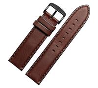 SLCHJX Per orologio orologio cinghia di orologio vera pelle di guardia per il braccialetto Hamilton 20mm 22mm con pin a rilascio rapido
