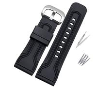 SLCHJX Per sette il venerdì cinturino p3c/02 Q1 m1/m2 28mm fibbia per cinturino in gomma impermeabile per uomini Accessori per la banda di guardia Cintura bracciale 28mm