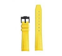 SLCHJX Per un cinghia di cinguetta da cinguetta per cinghia di moonswatch per giunto di campione Omega X da donna da 20 mm Bracciale all'estremità curva in silicone in gomma
