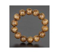 SLCHJX Perle di preghiera in legno naturale Braccialetti di agardici neri selvatici brunei braccialetta fruttata da 1,6 cm