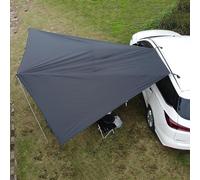 SLDAGe Tenda da Sole Campeggio per Portellone Posteriore, Tendalino per Auto, Impermeabile Sun Shelter, Tenda Universale di Grande per Furgone, Camper, Caravan, Camion, Veicolo (Nero, 250x400)