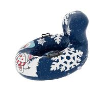 Sledding Ring With Handle - 43 Inch Inflatable Snow Tube | PVC Heavy Duty - Durable winter sled with sturdy grip for safe snow fun and doubles as pool float for beach holidays and parties.