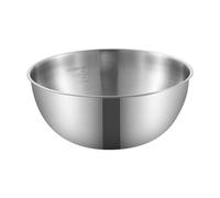 SLEDEZ Ciotole Per Mescolare In Cucina Ciotola for frusta in acciaio inossidabile, ciotola for insalata, ciotola for cottura al forno e ciotola for pasta con bilancia(1200ml)