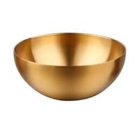 SLEDEZ Ciotole Per Mescolare In Cucina Ciotola for insalata in acciaio inossidabile, ciotola for mescolare e cuocere in cucina(Gold,15cm)