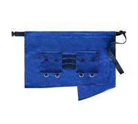 SLEDEZ Mezzo Grembiule Grembiule da lavoro in denim for uomo e donna, ristorante, cucina, cibo occidentale, caffetteria(Blue)