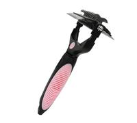 Sleek Design Dog Brush, Pet Grooming Comb, Portable Dog Grooming Rake, Cat Shedding Comb 18,8 x 10,4 x 3 cm per capelli lunghi, Shedding and Tangles, Dogs and Cats, Green, Blue, Pink Color
