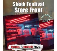 Sleek Festival Store Front 2025: Immerse Yourself in Over a Year of Trendy Storefront Inspirations, Ideal for Efficient Organization in a Large Format