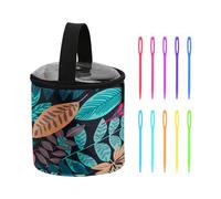 SLEEKEE 1 Borsa da Cucito E 10 Ferri da Maglia, Borsa Pieghevole, Borsa Portatile, Strumenti per Cucire