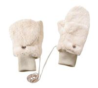 SLEEKEE 1 Paio Di Guanti In Peluche, Guanti Invernali Caldi Da Donna, Guanti Doppi Ispessiti, Guanti In Peluche Finti, Guanti Morbidi Infradito