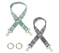 SLEEKEE 2 cinghie a spalla tascabile, 2 anelli a molla, spallacci regolabili, cinghie di ricambio per uomo e donna, accessori fai da te, adatti per borse a tracolla a spalla singola