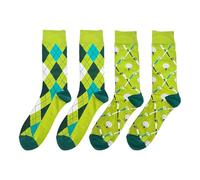 SLEEKEE 2 Paia Di Calzini Con Motivo Golf, Calzini Dal Design Creativo, Calzini Divertenti, Calzini Regalo, Calzini Elastici Comfort