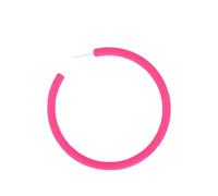 SLEEKEE 3 Paia di Orecchini A Cerchio Tricolore, Semplice Cerchio al Neon Grande, Accessori per Feste del 1980, Adatti per L'Uso Quotidiano, Ornamento di Stile Colorato.