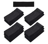 SLEEKEE 4 fasce per ginocchia, 1 elastico per capelli, ginocchiere, bendaggio sportivo autoadesivo, bendaggio elastico a compressione, adatto per protezione sportiva