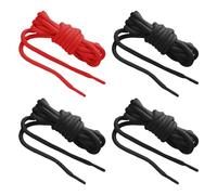SLEEKEE 4 paia di lacci da trekking lunghi 120 cm, lacci rotondi con diametro di 5 mm, lacci antistrappo, adatti per scarpe da trekking e scarpe da lavoro, multicolore, taglia unica