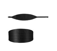 SLEEKEE Abito Da Smoking A 3 Pezzi, Tra Cui Guarnizione In Vita Satinata, Sciarpa Di Seta, Papillon, Accessori Di Abbigliamento Elei, Adatti Per Matrimoni E Feste.