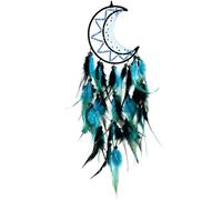 SLEEKEE Acchiappasogni in Piuma da 1 Pezzo, Ornamenti Pendenti Intrecciati A Mano, Ornamenti in Piume, Ciondolo Decorativo da Parete, Articoli per La Decorazione della Casa