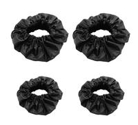 SLEEKEE Copriruote Passeggino, 4 pezzi, nero, impermeabili, antipolvere e anti-sporco, per mantenere le ruote pulite