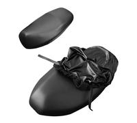SLEEKEE Coprisedile per Scooter 1 Pezzo, Coprisedile per Moto in Pelle, Coprisedile per Moto Da Bicicletta Morbido Impermeabile, Adatto per Scooter, Motociclette E Veicoli Elettrici (Nero)