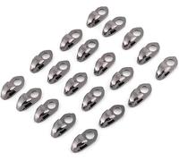 SLEEKEE Fibbie Per Lacci Da 30 Pezzi Per Escursioni All'Aperto, Accessori Per Lacci Per Ganci Per Stivali In Metallo, Adatti Per L'Arrampicata E L'Escursionismo.