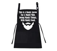 SLEEKEE Grembiule con Stampa di Lettere da 1 Pezzo, Grembiule Creativo, Grembiule Impermeabile, Grembiule Antiolio, Grembiule da Cucina, Grembiule da Lavoro