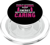 Sleep And Energy Nurses Funny Nursing Nurse PopSockets PopGrip per MagSafe