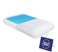 SLEEP COMFY Luxus XL Memory Foam Gel Cuscino rinfrescante (estate e inverno) Oeko-TEX, cuscino ortopedico per il collo, cuscino rinfrescante in gel per chi dorme sul fianco, per chi dorme sulla