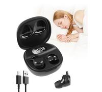 Sleep Earbuds - Auricolari Bluetooth 5.4 con microfono a cancellazione del rumore, mini auricolari per dormire lateralmente, impermeabili, con suono stereo HiFi, per viaggi, insonnia, relax, con