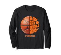 Sleep Eat Dribble Repeat Basketball Player Retro Sport Maglia a Manica
