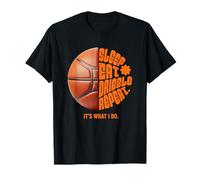 Sleep Eat Dribble Repeat Basketball Player Retro Sport Maglietta