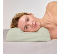 SLEEP & GLOW Omnia - Cuscino di bellezza anti-età, prevenzione delle imperfezioni con federa in rame, combatte le pieghe flaccide in memory foam ortopedico per schiena e sonno laterale (prodotto in