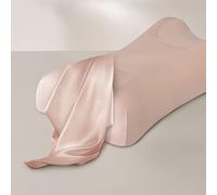Sleep & Glow Omnia Federa di seta naturale per capelli e pelle Si adatta alla forma unica del cuscino Omnia Sleep & Glow-19mm Grado 6A Seta di gelso (rosa)