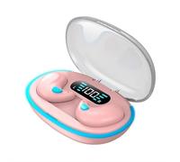 Sleep Headphones Bluetooth 5.3 - Auricolari wireless per chi dorme di lato, design sottile a pressione zero, isolamento acustico e modalità sleep (rosa)