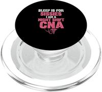 Sleep Is For Sissies Infermiera Divertente Infermieristica CNA Donne PopSockets PopGrip per MagSafe