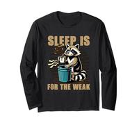 Sleep Is for The Weak Unwearable Aduld Humor Maglia a Manica
