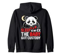 Sleep IS My Ex The Baby Got Custody Felpa con Cappuccio