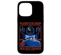 Sleep is My God Sarcastic Retro Vintage Funny Adult Humor Custodia per iPhone 14 Pro Max