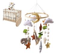 Sleep Mobile - Felt Plush Figures, Gentle Movement, Stimulating Visuals