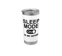 Sleep Mode On Please Don't Disturb I'm Sleeping I Love Naps Bicchiere termico in acciaio inox doppia parete
