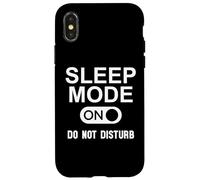 Sleep Mode On Please Don't Disturb I'm Sleeping I Love Naps Custodia per iPhone X/XS