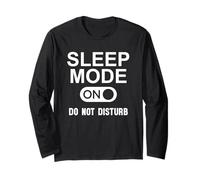 Sleep Mode On Please Don't Disturb I'm Sleeping I Love Naps Maglia a Manica