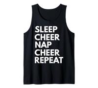 Sleep Nap Cheer Repeat Cheerleader Cheerleader Cheerleading Amante Canotta