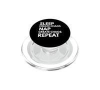 Sleep Nap Crea Chaos Repeat Lover PopSockets PopGrip per MagSafe