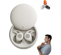 Sleep Noise Cancelling - Mini Bluetooth Sleepbuds, Comfortable Wireless Headphones for Side Sleepers, Bluetooth Sleep Headphones with 14H Battery, Ultra Comfortable & Noiseless Sleeping with ANC-White