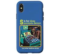 Sleep Paralysis Demon Sarcastic Retro Funny Adult Humor Custodia per iPhone X/XS