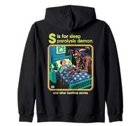 Sleep Paralysis Demon Sarcastic Retro Funny Adult Humor Felpa con Cappuccio