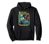 Sleep Paralysis Demon Sarcastic Retro Funny Adult Humor Felpa con Cappuccio