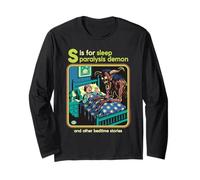 Sleep Paralysis Demon Sarcastic Retro Funny Adult Humor Maglia a Manica